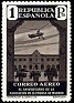 Spain 1936 Press Association 1 Ptas Black Edifil 722